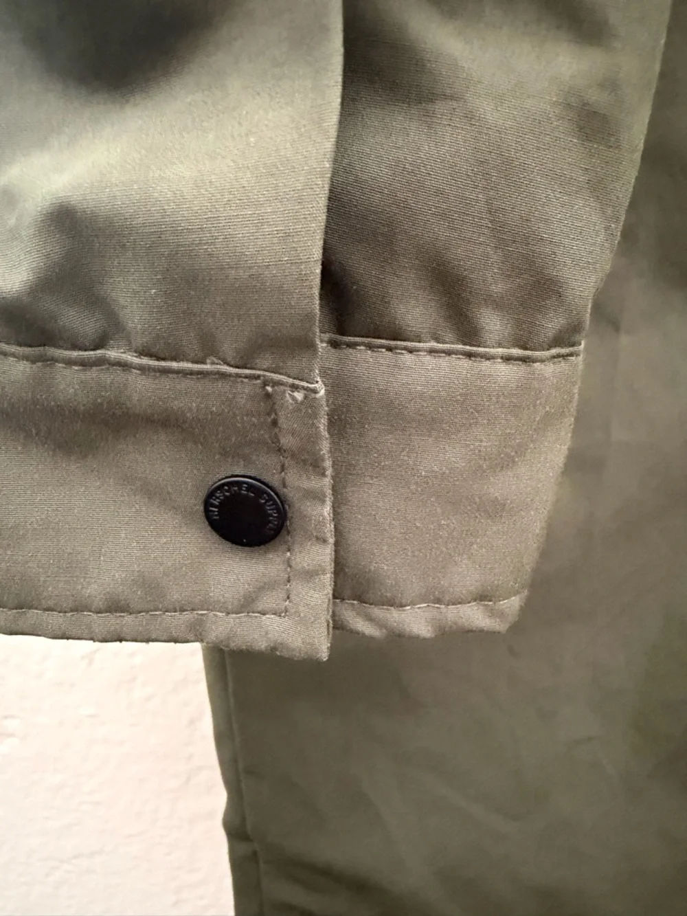 Herschel Supply Company Olive Trench Coat with Classic Collar - Picture 10 of 14